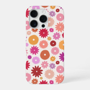 Kleurrijk Bloesem Patroon iPhone 16 Pro Hoesje