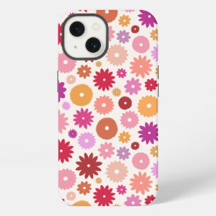 Kleurrijk Bloesem Patroon iPhone 13 Hoesje