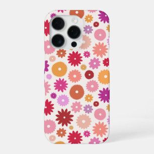 Kleurrijk Bloesem Patroon iPhone 16 Pro Hoesje