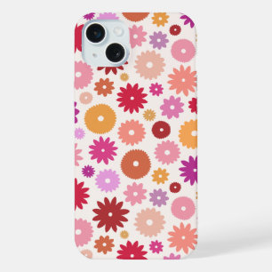 Kleurrijk Bloesem Patroon iPhone 15 Plus Case