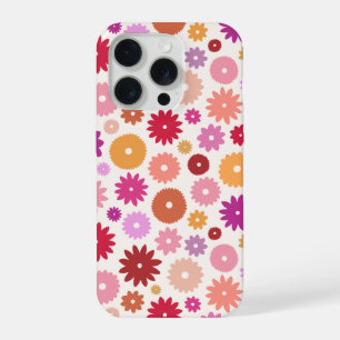 Kleurrijk Bloesem Patroon iPhone 15 Pro Case