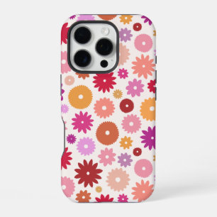 Kleurrijk Bloesem Patroon iPhone 16 Pro Hoesje