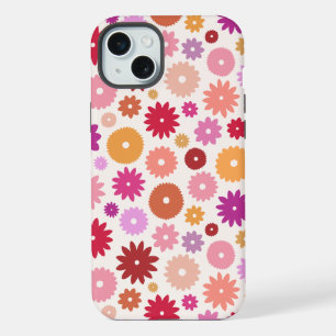 Kleurrijk Bloesem Patroon iPhone 15 Plus Case