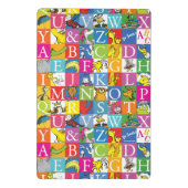 Kleurrijk blokletterpatroon van Dr. Seuss' ABC Mini Klembord (Achterkant)