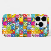 Kleurrijk blokletterpatroon van Dr. Seuss's ABC Case-Mate iPhone Case (Achterkant (horizontaal))