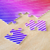 Kleurrijk boeddha-gezichtsveld met lijnen legpuzzel (Zijkant)