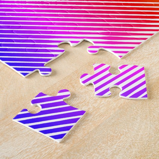 Kleurrijk boeddha-gezichtsveld met lijnen legpuzzel (Zijkant)