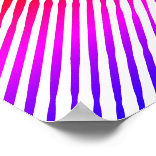 Kleurrijk boeddha-gezichtsveld met lijnen poster (Hoek)