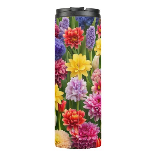 Kleurrijk boeket #27 - thermosbeker (Achterkant)