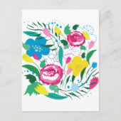 Kleurrijk boeket. briefkaart (Voorkant)