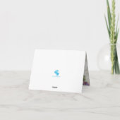 Kleurrijk Boeket van Bloemen Bedankkaart (Achterkant)