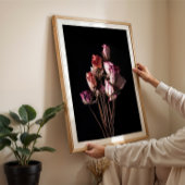 Kleurrijk boeket van rozen stilleven muurkunst poster