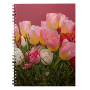Kleurrijk Boeket van Tulpen Spiral Notitieboek