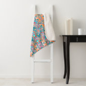 Kleurrijk Boho Abstract Kunstpatroon Sherpa Deken (In situ)