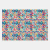 KLEURRIJK BOHO ECLECTISCH CADEAU INPAKPAPIER VEL (Voorkant 2)