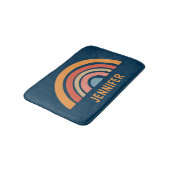 Kleurrijk boho regenboog ontwerp badmat (Gekanteld)