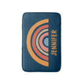 Kleurrijk boho regenboog ontwerp badmat (Voorkant Verticaal)