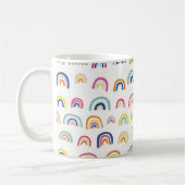 Kleurrijk Boho Regenboog Patroon Koffiemok (Links)
