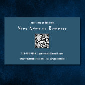 Kleurrijk Boho Veer QR Code Contactontwerp Visitekaartje