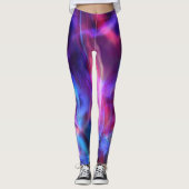 Kleurrijk Bokeh licht patroon Leggings (Voorkant)