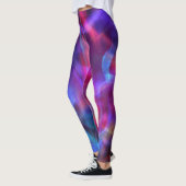 Kleurrijk Bokeh licht patroon Leggings (Links)
