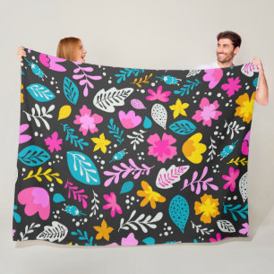 Kleurrijk bos 60x80 fleece deken