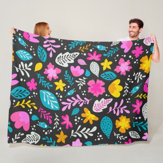 Kleurrijk bos 60x80 fleece deken (In situ)