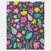 Kleurrijk bos 60x80 fleece deken (Voorkant)