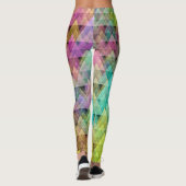 Kleurrijk bos leggings (Achterkant)
