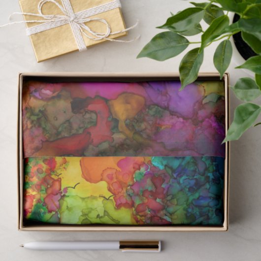 Kleurrijk Bos met Vogels Weefselpapier Tissuepapier (Geschenk)