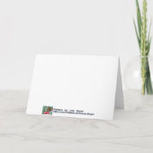 Kleurrijk bos Thanksgiving Wenskaart Feestdagen Kaart (Achterkant)