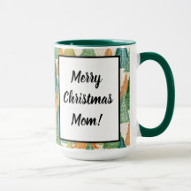 Kleurrijk bos van Evergreen met kerstbomen