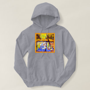 Kleurrijk bosmoeras. Bestel nu Hoodie