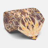  kleurrijk botanisch bloemmotief stropdas (Opgerold)