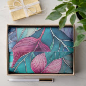 Kleurrijk Botanisch Kunstweefsel Papier (Geschenk)