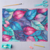 Kleurrijk Botanisch Kunstweefsel Papier (Craft)