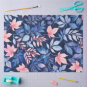 Kleurrijk Botanisch Kunstweefsel Papier (Craft)