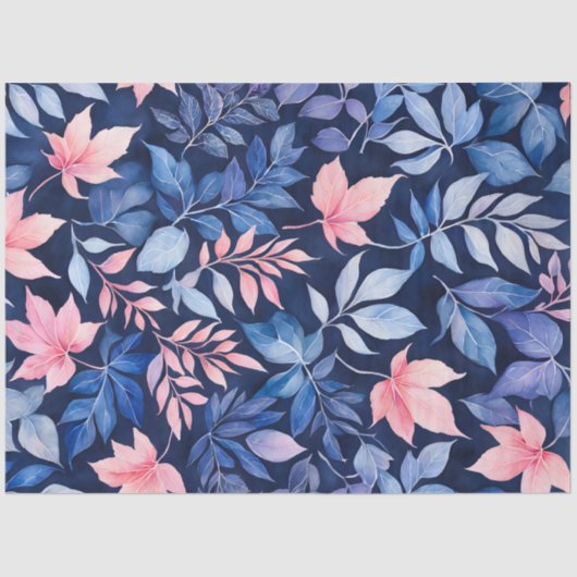 Kleurrijk Botanisch Kunstweefsel Papier (Voorkant)