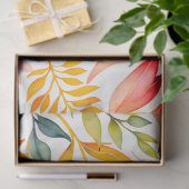Kleurrijk Botanisch Kunstweefsel Papier (Geschenk)
