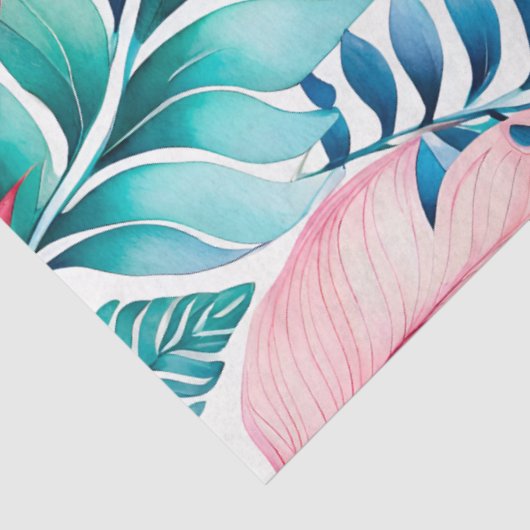 Kleurrijk Botanisch Kunstweefsel Papier (Detail)