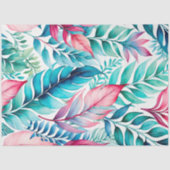 Kleurrijk Botanisch Kunstweefsel Papier (Voorkant)