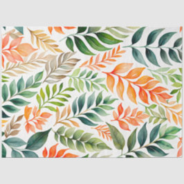 Kleurrijk Botanisch Kunstweefsel Papier