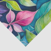 Kleurrijk Botanisch Kunstweefsel Papier (Detail)