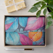 Kleurrijk Botanisch Kunstweefsel Papier (Geschenk)