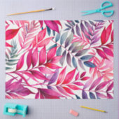 Kleurrijk Botanisch Kunstweefsel Papier (Craft)