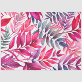 Kleurrijk Botanisch Kunstweefsel Papier