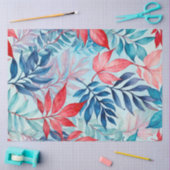 Kleurrijk Botanisch Kunstweefsel Papier (Craft)