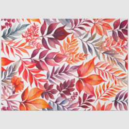 Kleurrijk Botanisch Kunstweefsel Papier