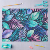 Kleurrijk Botanisch Kunstweefsel Papier (Craft)