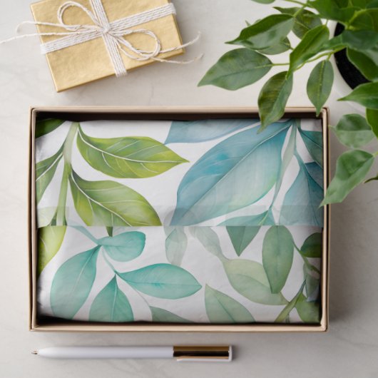 Kleurrijk Botanisch Kunstweefsel Papier (Geschenk)